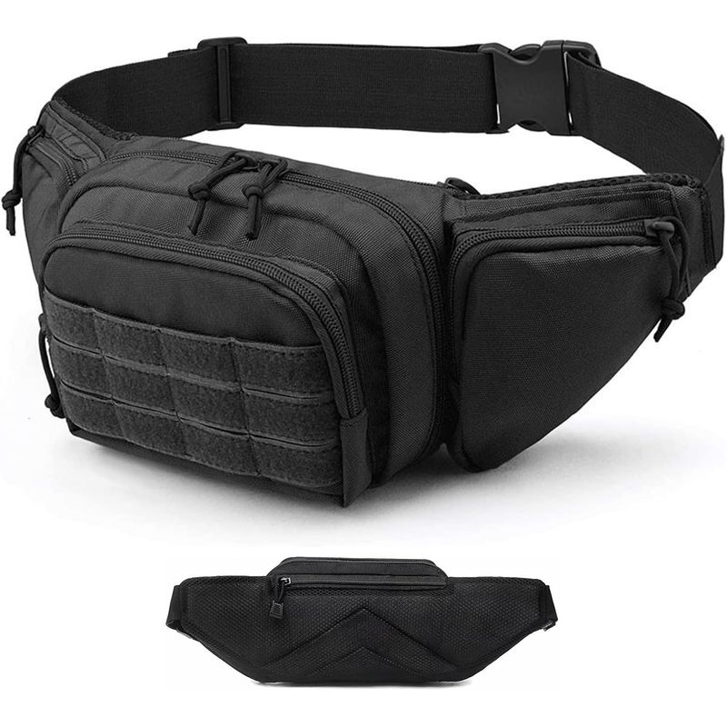 Fishing Kit Compact - Tas Pinggang Multi-Saku 600D Oxford yang