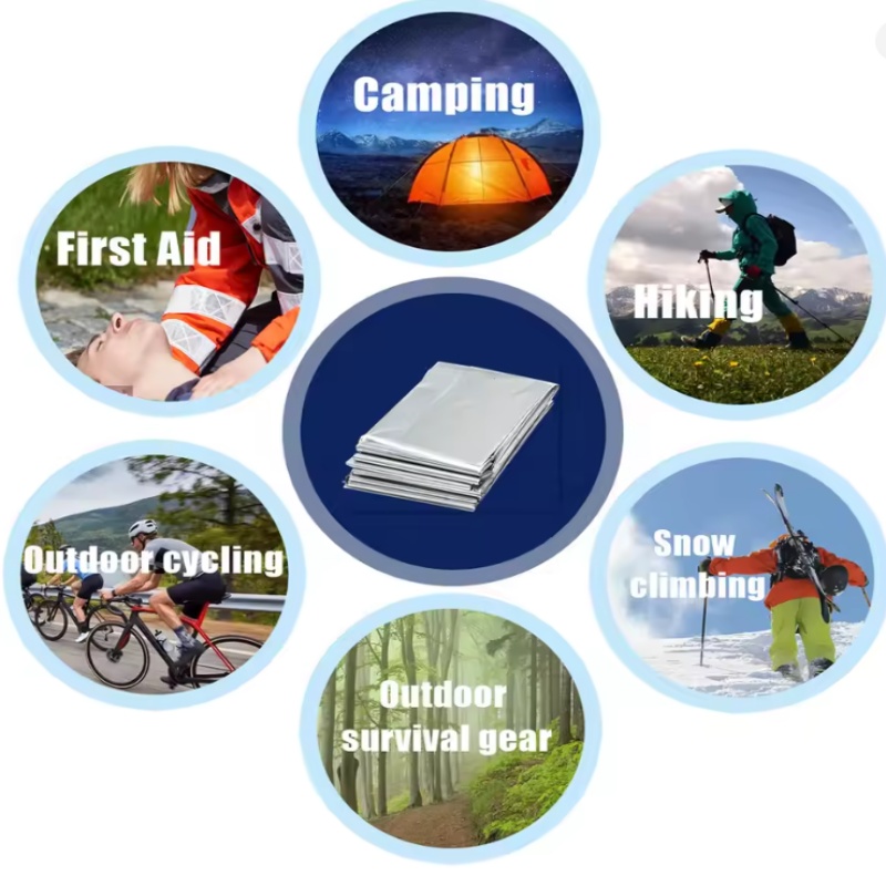 Emergency Mylar Tent - Tenda Darurat Portabel untuk 2 Orang,