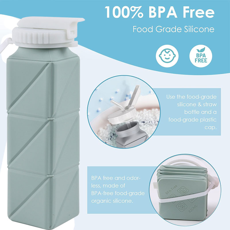 Gelas botol air dapat dilipat, - Water Bag Collapsible ulasan dan harga