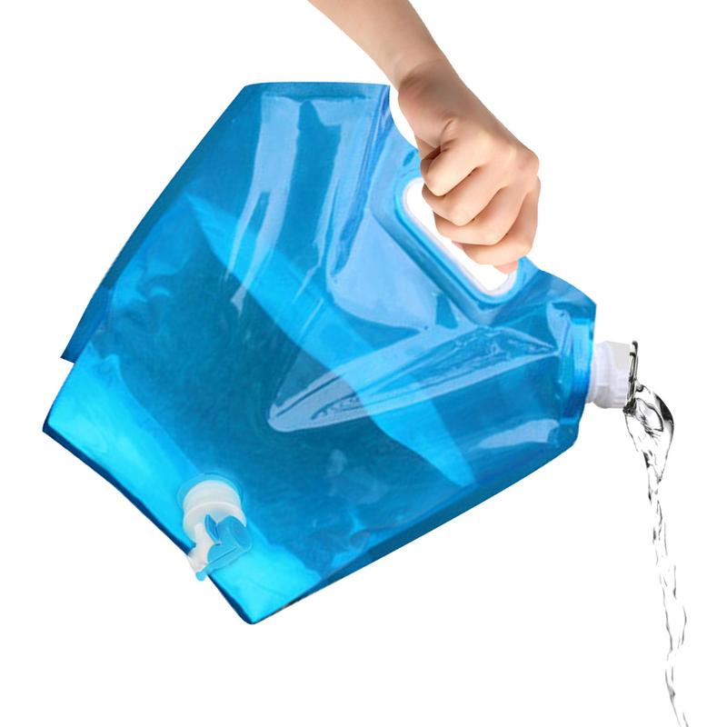 Tas air berkemah, dengan keran - Water Bag Collapsible ulasan dan harga
