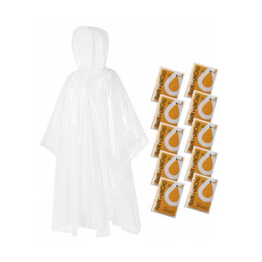 Jas Hujan Sekali Pakai untuk D - Emergency Poncho Rain ulasan dan harga