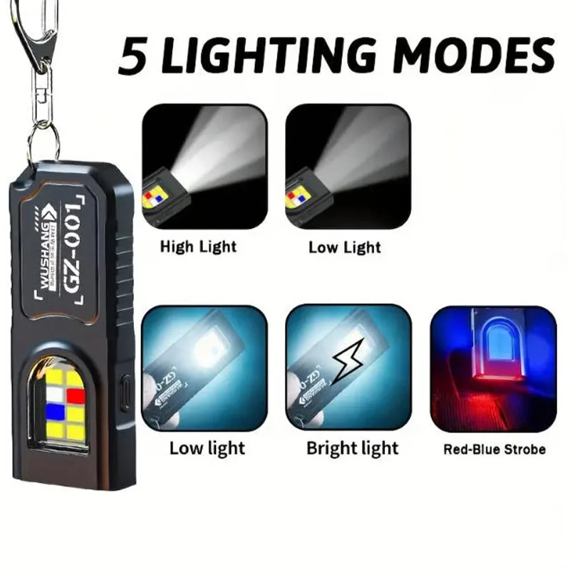 Senter Gantungan Kunci LED COB - Fishing Kit Compact ulasan dan harga