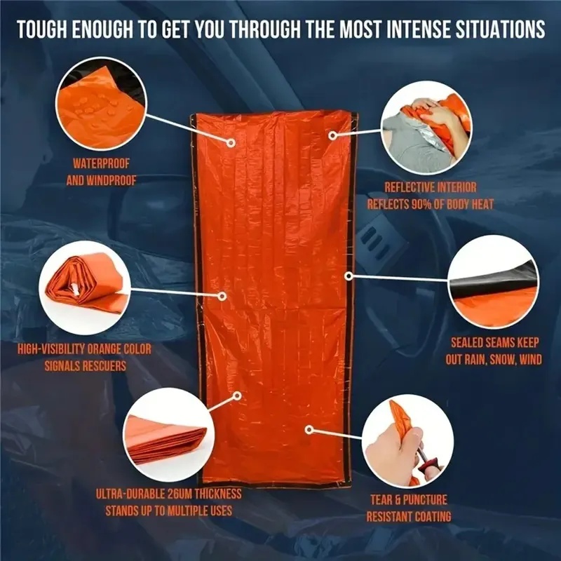 Kantong Tidur Darurat Ultra Ta - Emergency Mylar Tent ulasan dan harga