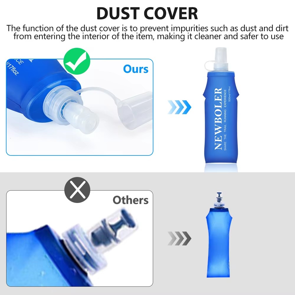 NEWBOLER 250Ml/500Ml Botol Air - Water Bag Collapsible ulasan dan harga